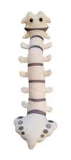 GIANTmicrobes Spine Plush - Funny Back Surgery Recovery Gift, Neurology & Chiropractor Model, White Spine Surgeon Toy