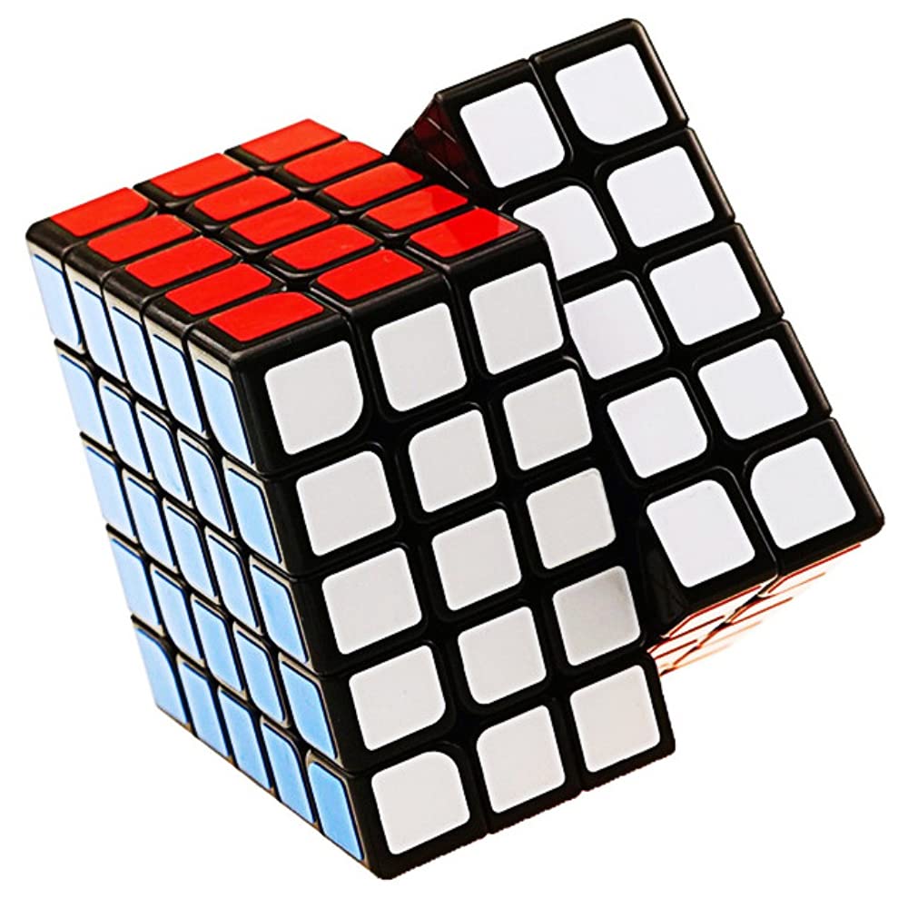 Irrdfo 5X5 Speed Cube, 5X5 Cube Puzzle Black