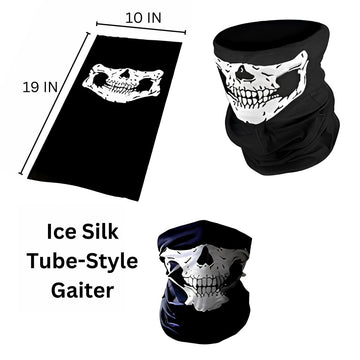 Primary Shipments Compatible Spy Ninjas Pz9 Pz2 Project Zorgo Hacker Mask And Skull Gaiter Costume (2 White Hacker Masks And 2 S