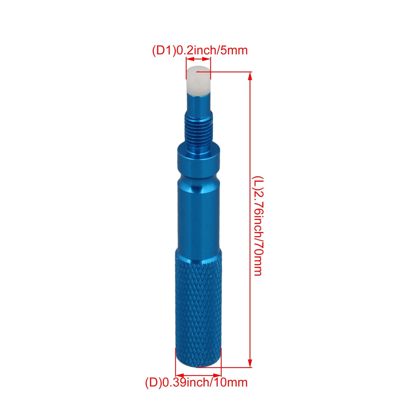 BQLZR 7x1cm Blue T10032 Aluminium Alloy Valve Stopper Locker for RC Replacement for Nitro Car Engine