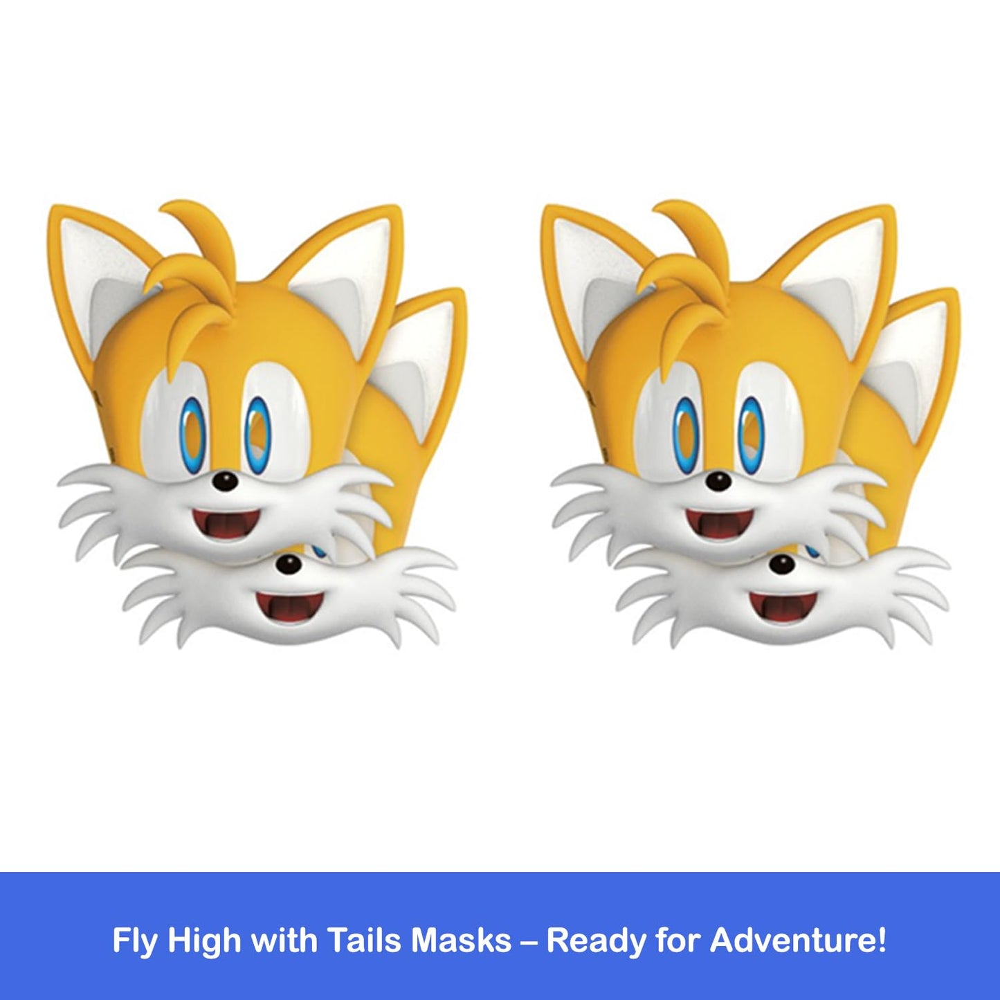 Unique Sonic The Hedgehog Party Masks 16 Assorted Paper Masks With Celebrate With Me Sticker | Sonic Birthday Party Supplies For