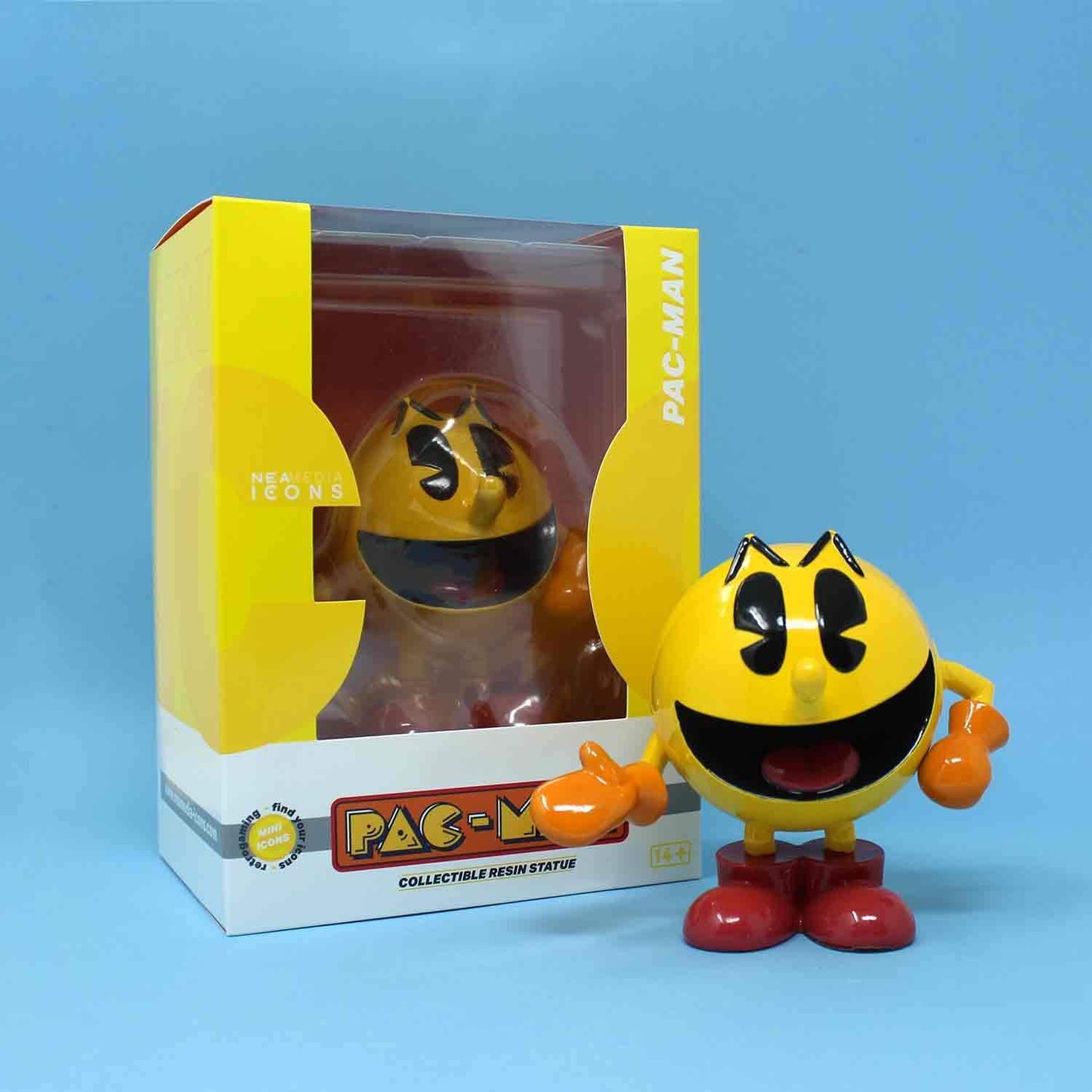 Neamedia Pac-Man Mini Icons Sculpture - Figurine 3.9'' (10Cm) - Collector'S Edition 40 Years - Retro Object With Modern And Deco