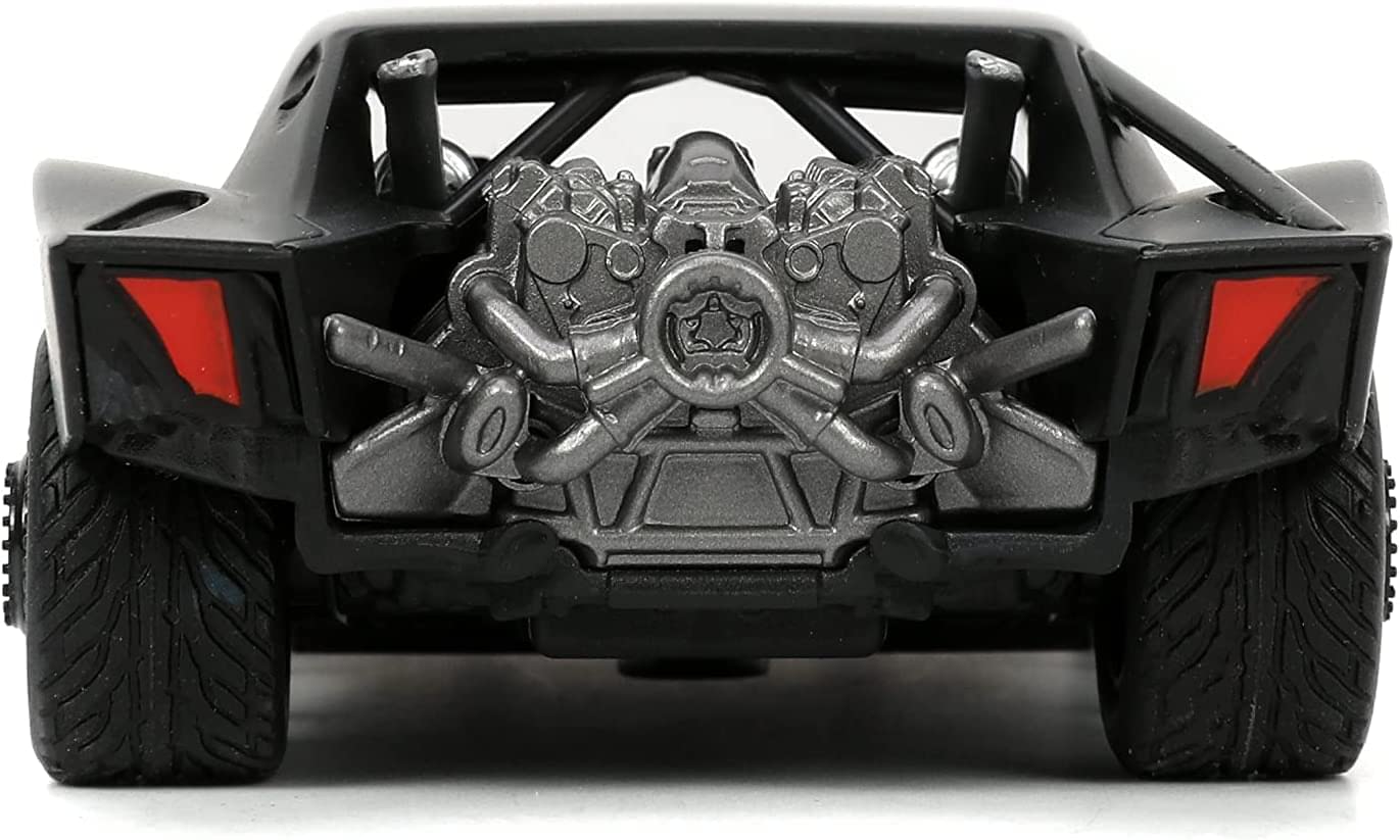 Jada Toys Hollywood Rides 2022 Batmobile W/Batman Fig 1/32 Vehicle Black