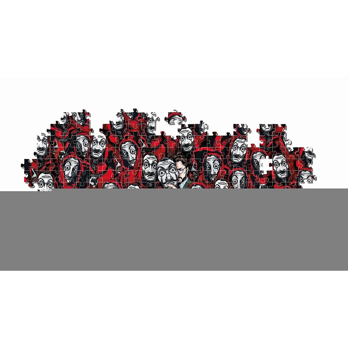 Clementoni - 39527 - Impossible Puzzle - La Casa De Papel/Money Heist - 1000 Pieces - Made In Italy - Jigsaw Puzzles For Adult - Jigsaw Puzzles Netflix