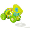 Orange Tree Toys Pull Along Chameleon | Hand Painted Colorful Wooden Toy For Toddlers Age 12M+, Sustainably Made, Perfect For Encouraging First Steps And Developing Key Motor Skills