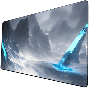 Ai Painting Tcg Playmat - Mtg Trading Card Game Mat, 24X14 Inches Original Playmats, Smooth Surface For Rubber Collection - Dark