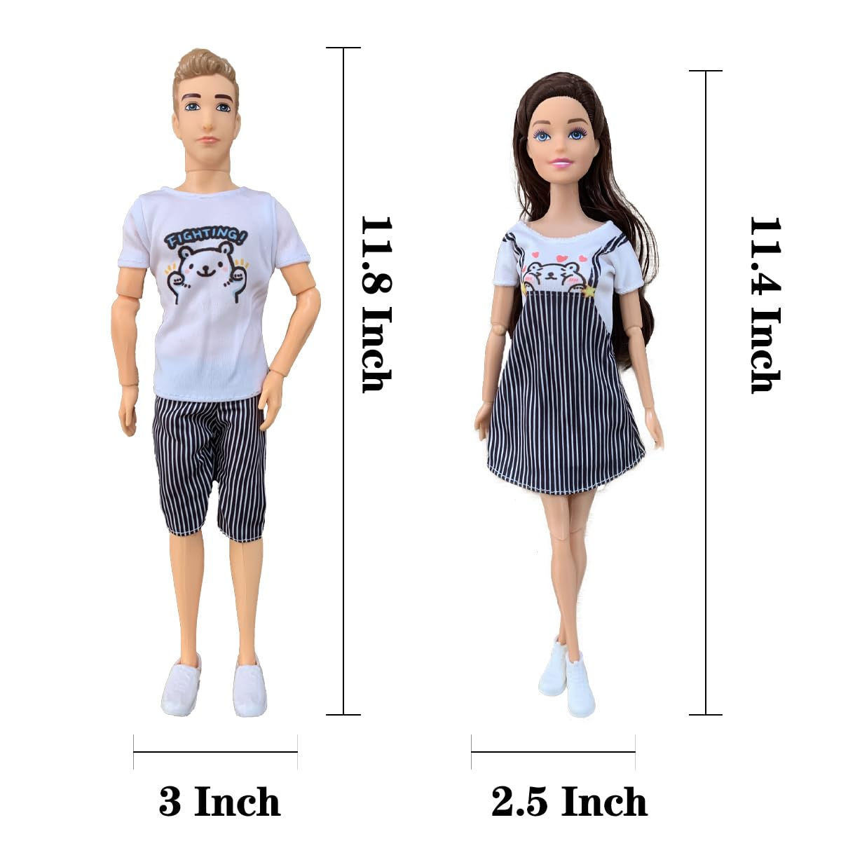 Chioldilly Interactive Family Dolls Toy Set 4Pcs, Engaging And Educational Family Doll, Perfect Action Figures, For 3+ Kids Idea