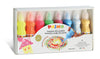 PRIMO Tempera Paint Bottle Set, 50ml, 8-Colors, Fluorescent & Metallic, Non-Toxic, Washable, for Young Artists