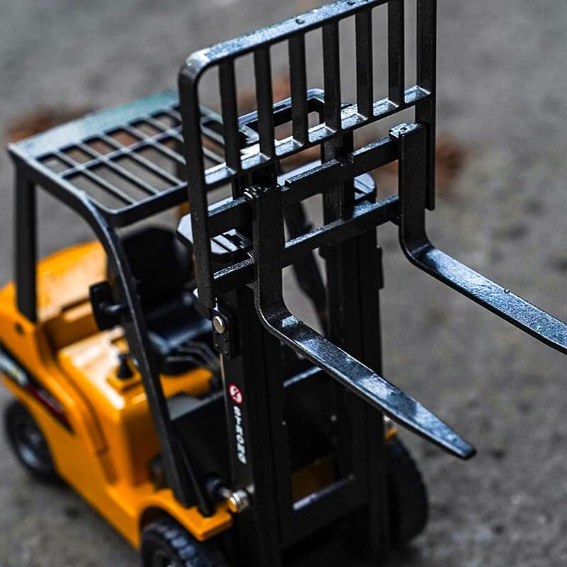 Gemini&Genius 1/50 Scale Diecast Forklift Truck Toys Engineering Vehicle Fork Truck Construction Alloy Warehouse Vehicle Models