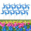 Tsocent 100 Pcs Pinwheels, Light Blue Color Wind Spinners And Party Favors Gifts For Kids, Outdoor Decorational Pinwheels For Ya