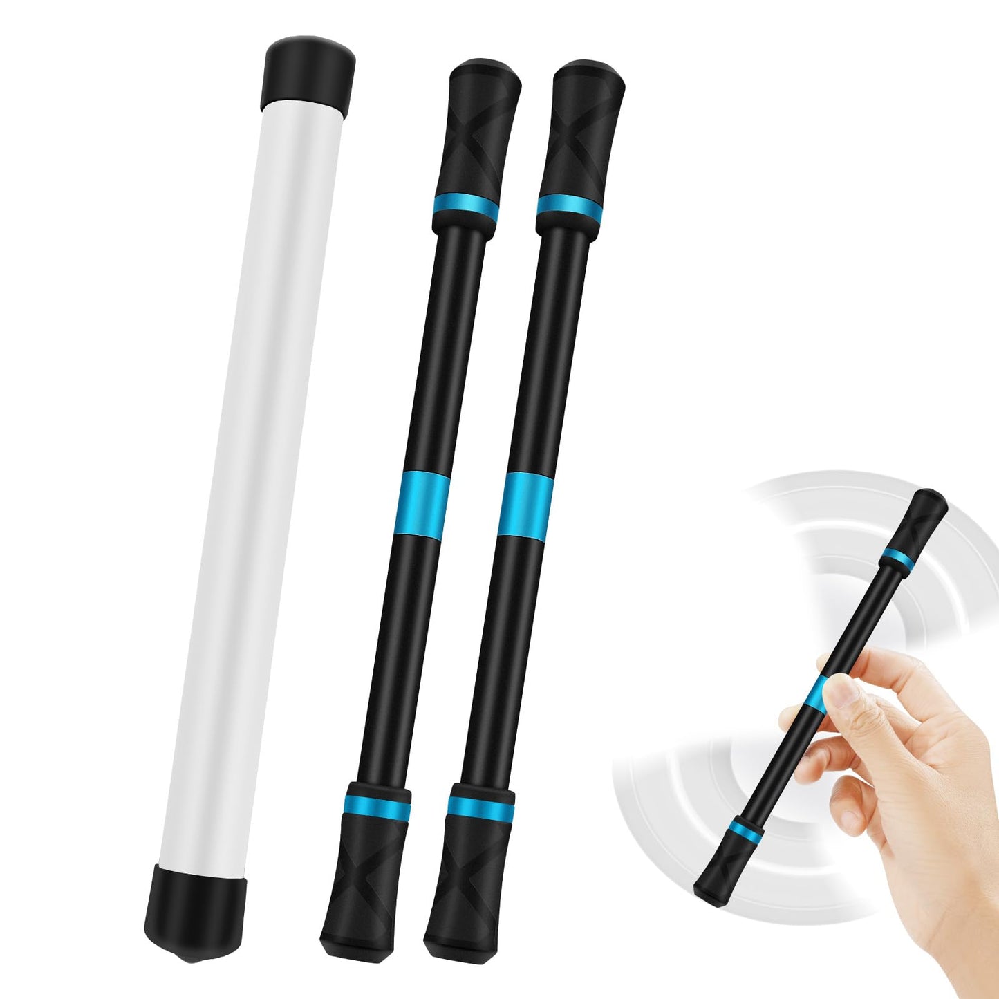 2 Pieces Pen Spinning Spinner Pen Gaming Pen Spinning Mod Gaming Spinning Pens Flying Spinning Pen Finger Rotating Pen For Kids