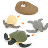 4 Pcs Sea Turtle Ocean Marine Animal Growth Life Cycle Model Figure Classroom Accessories Party Supplies Cake Toppers Learning C