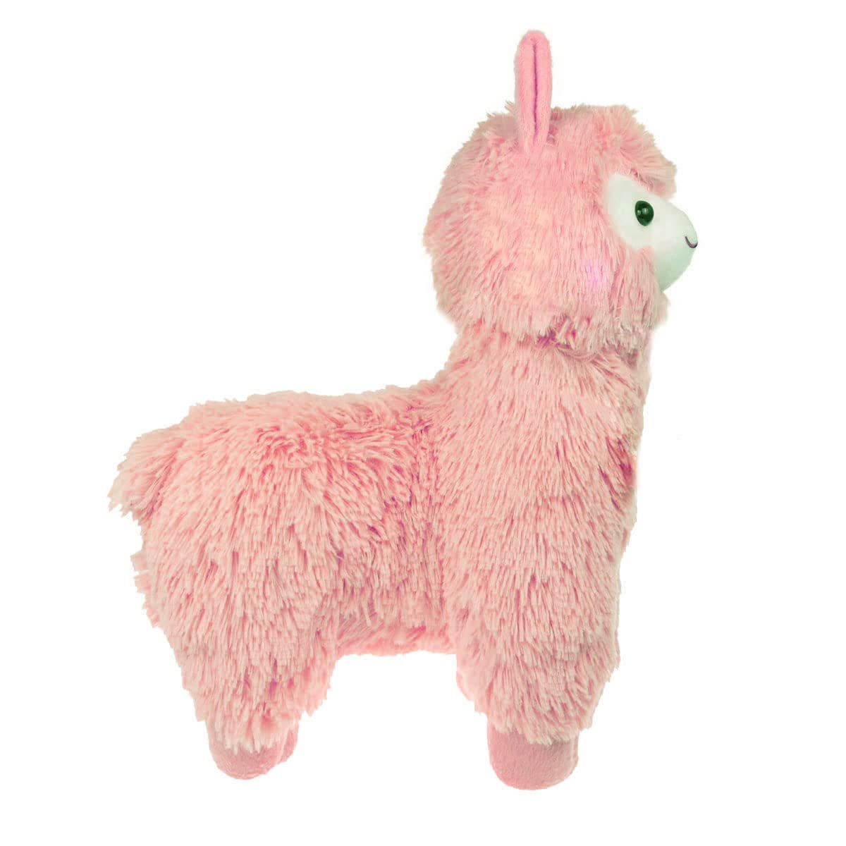 Tollion Cuddly Soft Pink Alpaca Llama Lamb Toy -7'' Stuffed Animal Cushion Plush Doll Valentine Gift New Baby Gift Graduate Gift