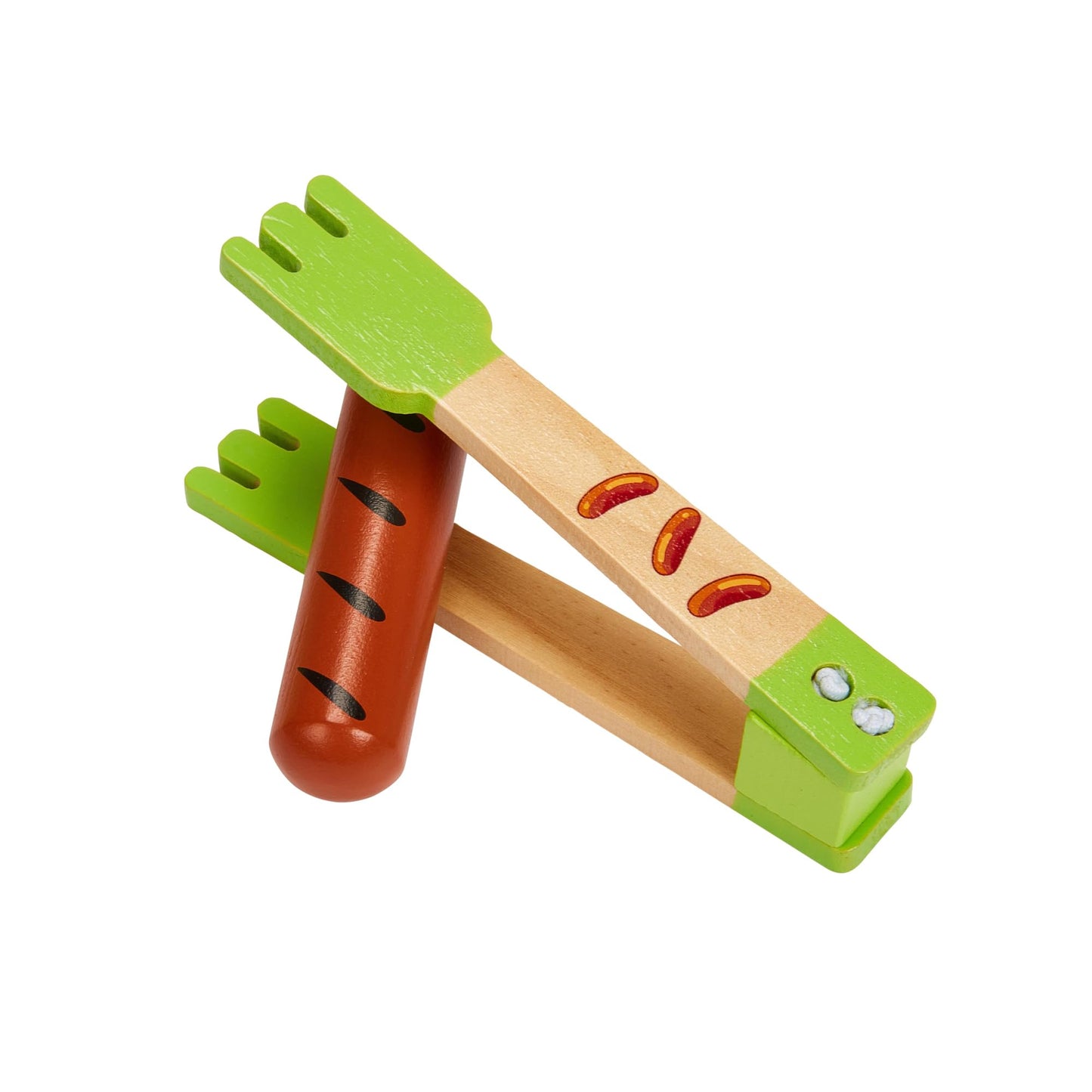 Bluey - Dine in with Bluey Set, 32-Piece Wooden Toy Set with Magic Asparagus, Plates, Utensils & More, Perfect for Role-Play & I