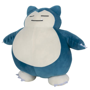 Pokemon 18” Plush Sleeping Snorlax- Cuddly Pokémon- Must Have For Pokémon Fans- Plush For Traveling, Car Rides, Nap Time, And Play Time