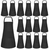 Bouiexye 15 Pack Kids Apron Adjustable Children Apron with 2 Pockets Children Chef Painting Aprons for Cooking Baking Painting C