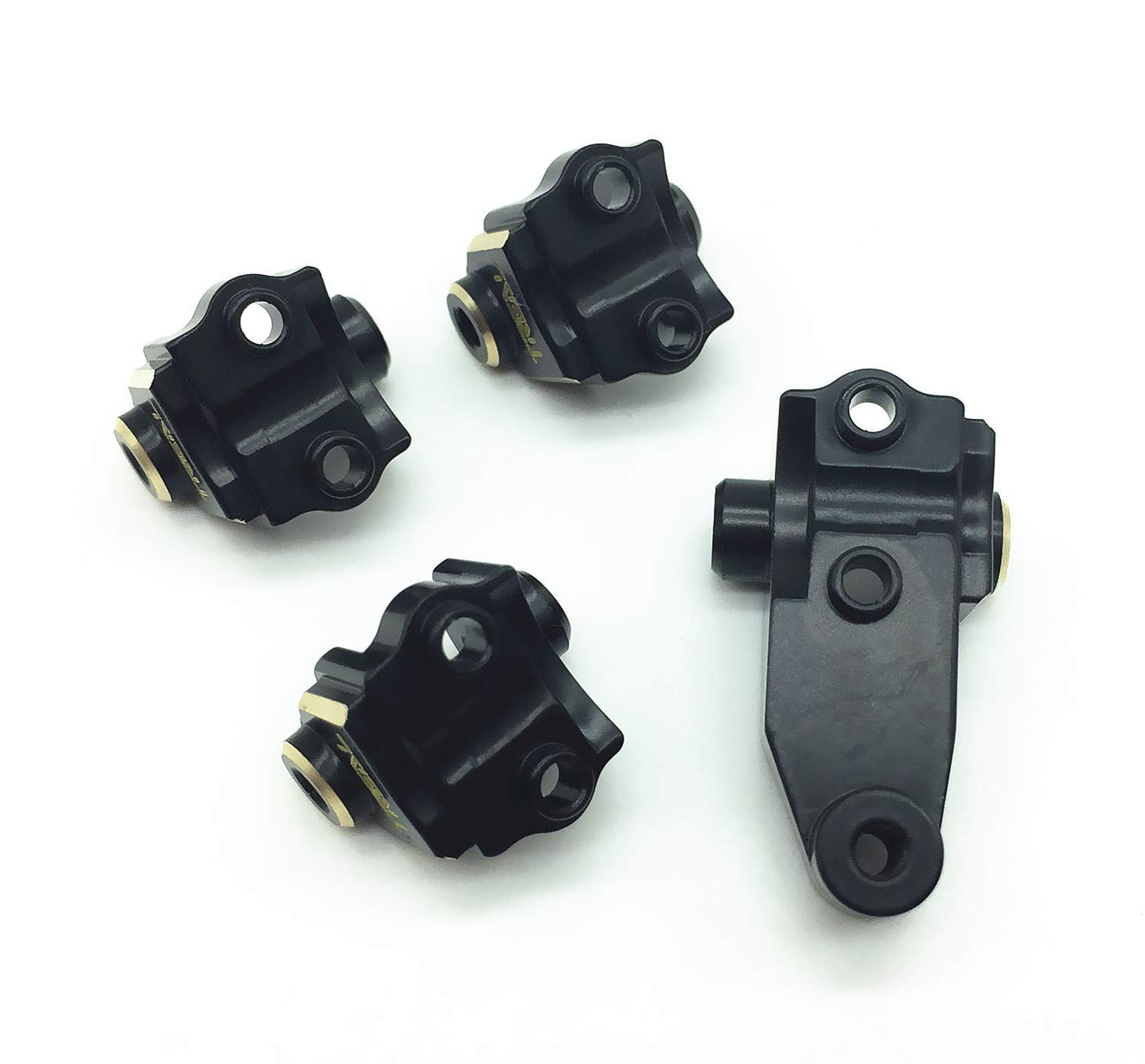 Treal Heavy Duty Brass Front Rear Axle Lower Shock Mount Compatible With Trx-4-Black