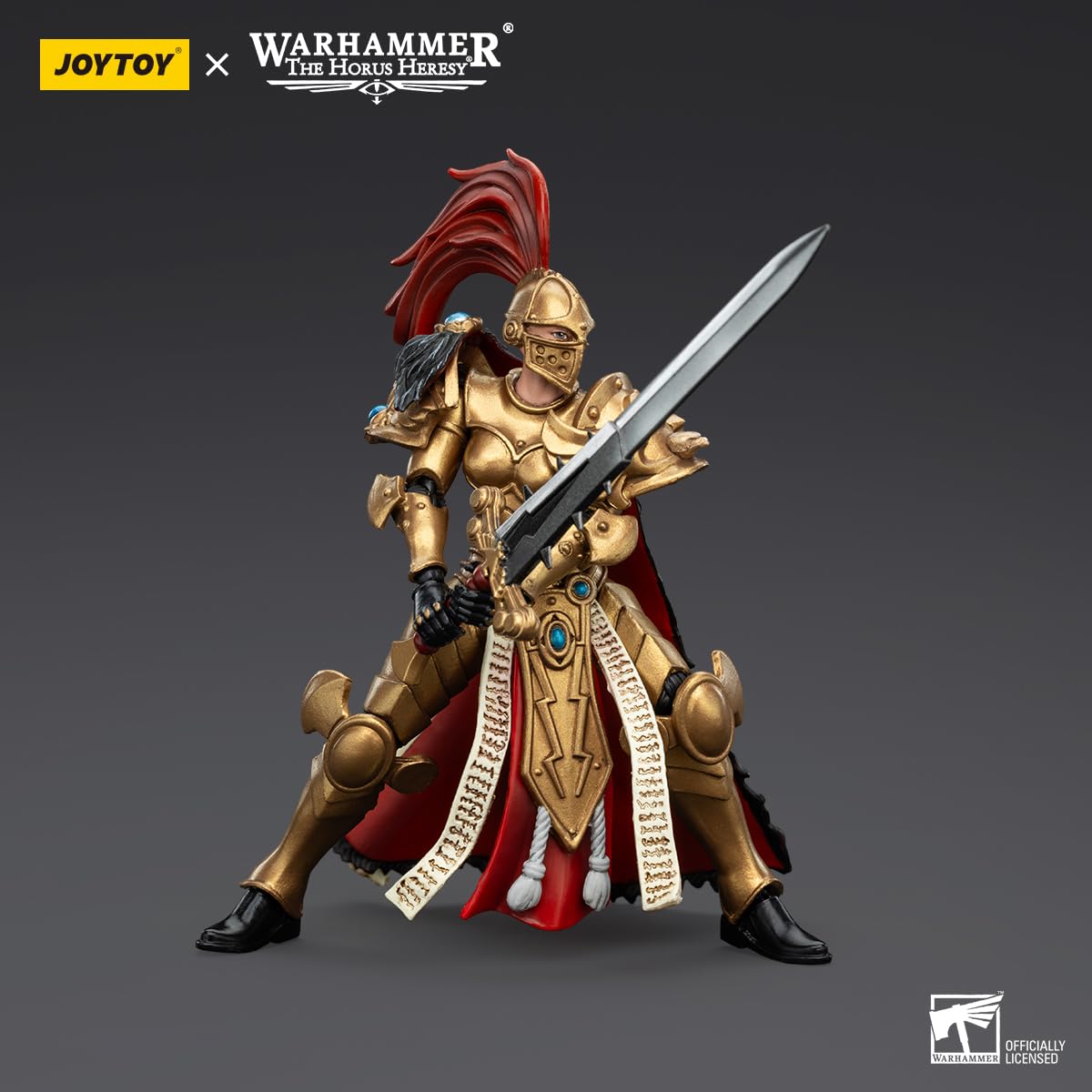 malt-inspiredISE JOYTOY 1/18 Action Figures - Warhammer The Horus Heresy Sisters of Silence White Falcons Vigilator Cadre Vigilator Mistress - 4 Classic Character Collectible Age 15 and Above