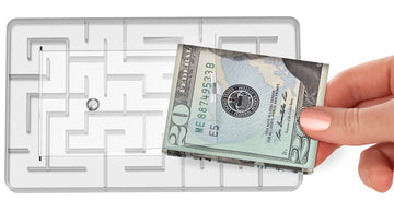 Money Puzzle Box, Money Maze Gift Holder, Fun Way To Give Cash As A Gift - Birthday Gifts, Stocking Stuffers For Kids And Adults