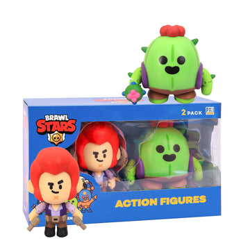 P.M.I. Brawl Stars Action Figures | Official Supercell Toys | Playable Mini Figures | Licensed Gift For Gamers | Articulated Bra