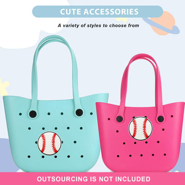 Lckaey Rubber Beach Bag Accessories-PVC Rubber decoration-for EVA Purse Bogg Inserts Y064figure 25