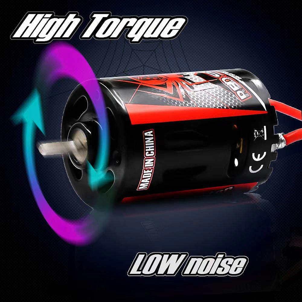 Vgoohobby RC Motor 23T 540 Brushed Motor Shaft 3.175mm Compatible with Axial SCX10 AXI03007 90046 Traxxas TRX4 D90 MST Tamiya CC