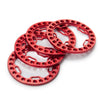 QUE-T 1.9'' Beadlock Wheel Ring, 4pcs Replacement Wheel Ring for 1/10 RC Crawler Axial SCX10 90046 TRX4