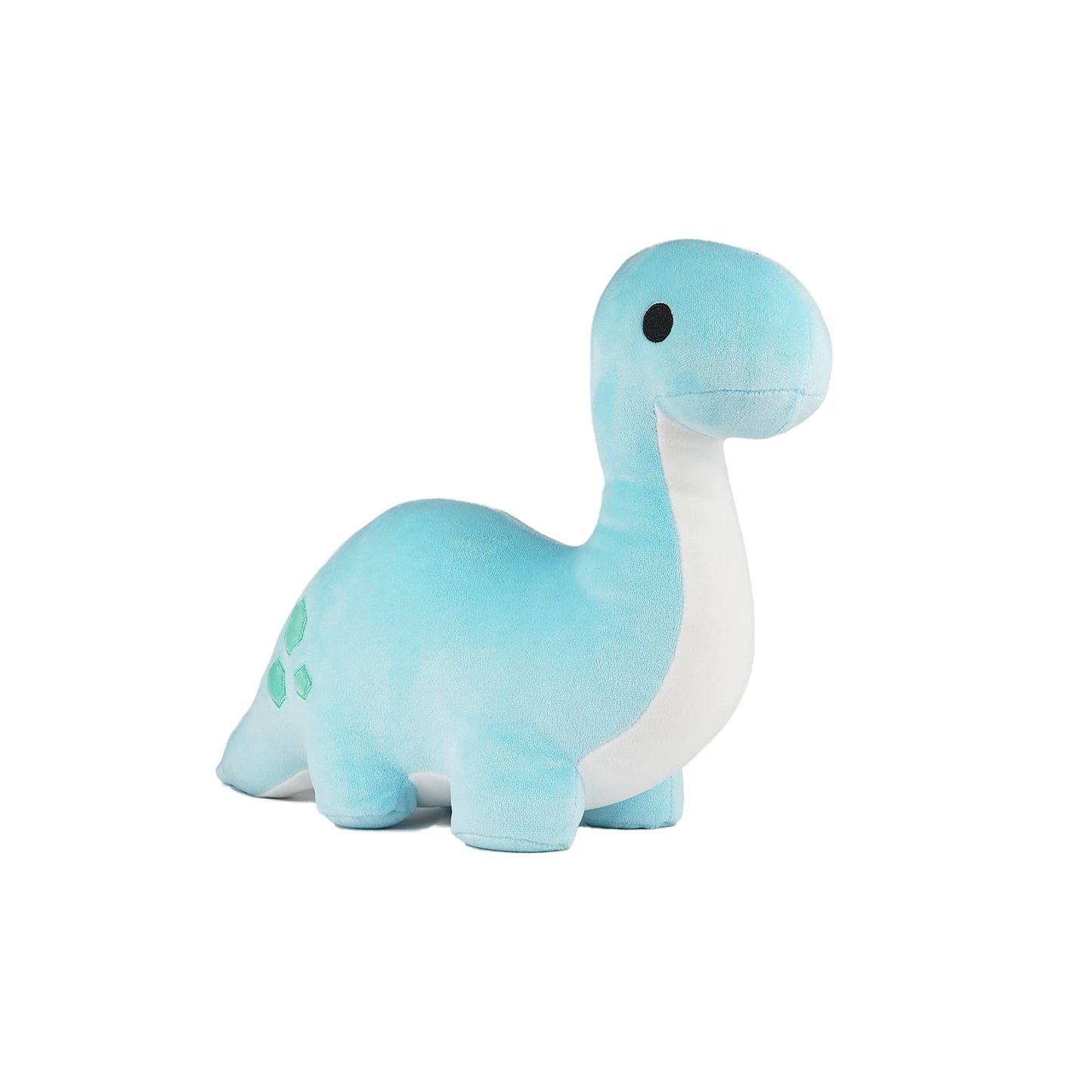 Avocatt Blue Brontosaurus Dinosaur Plushie - 10 Inches Stuffed Animal Plush Dino - Plushy And Squishy Long Neck Dinosaur - Cute