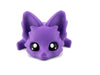 Cute Fox Desk Buddy, Articulated 3D Printed Fidget, 7.5 Inches, Authorized Seller (Purple)