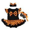 HOIZOSG Baby Girls Princess Costume Halloween Christmas Party Outfits Polka Dots Birthday Romper Tutu Dress w/Headband Shoes S