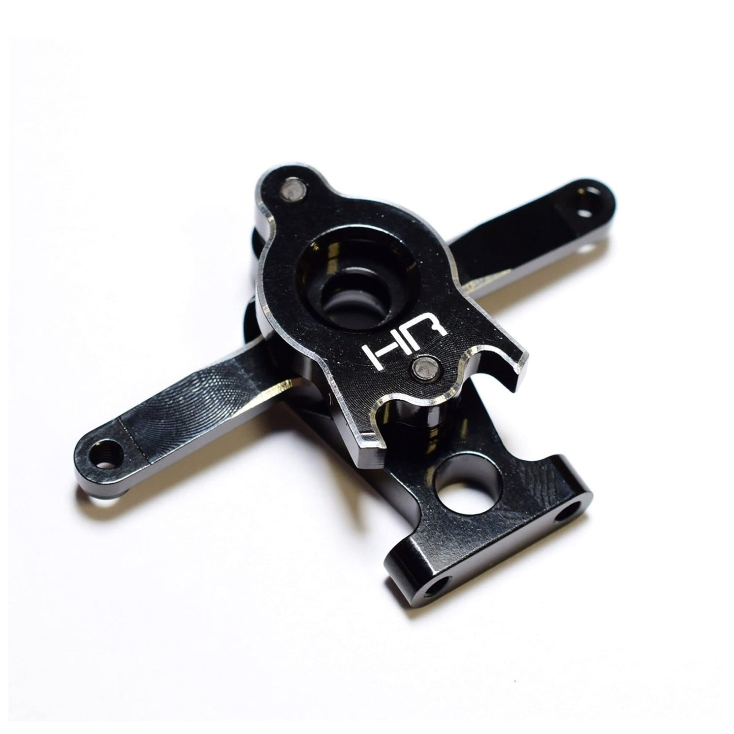Hot Racing VXS4801 Aluminum Servo Saver Steering Bellcrank (Black) - 1/16 TRA