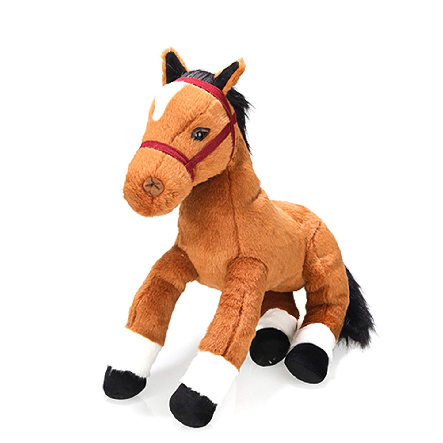 Plushland Resting Horse Adorable Plushed Stuffed Animal Toy For Babies Amazing Gift For Boys And Girls On Holidays, Birthday, Christmas And Party Favors (17 Inches)