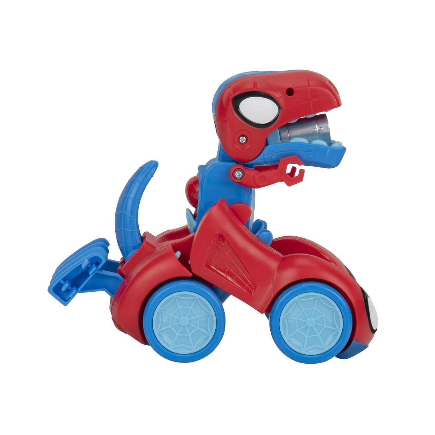 MARVEL Spidey and His Amazing Friends Spidey-Rex Racer - 8-Inch Vehicle with Sounds That Transforms from Vehicle Into Dinosaur