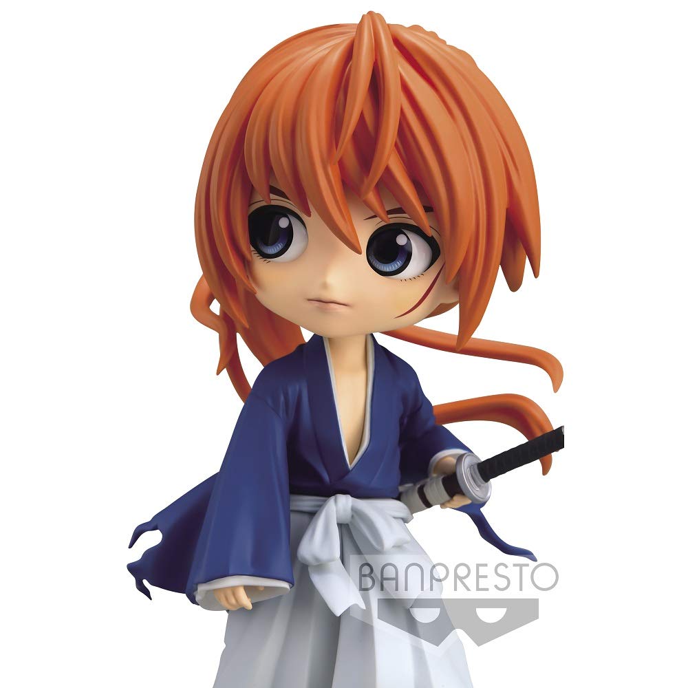 Banpresto Rurouni Kenshin-Meiji Swordsman Romantic Story- Q Posket-Battousai Himura-(Ver.A)