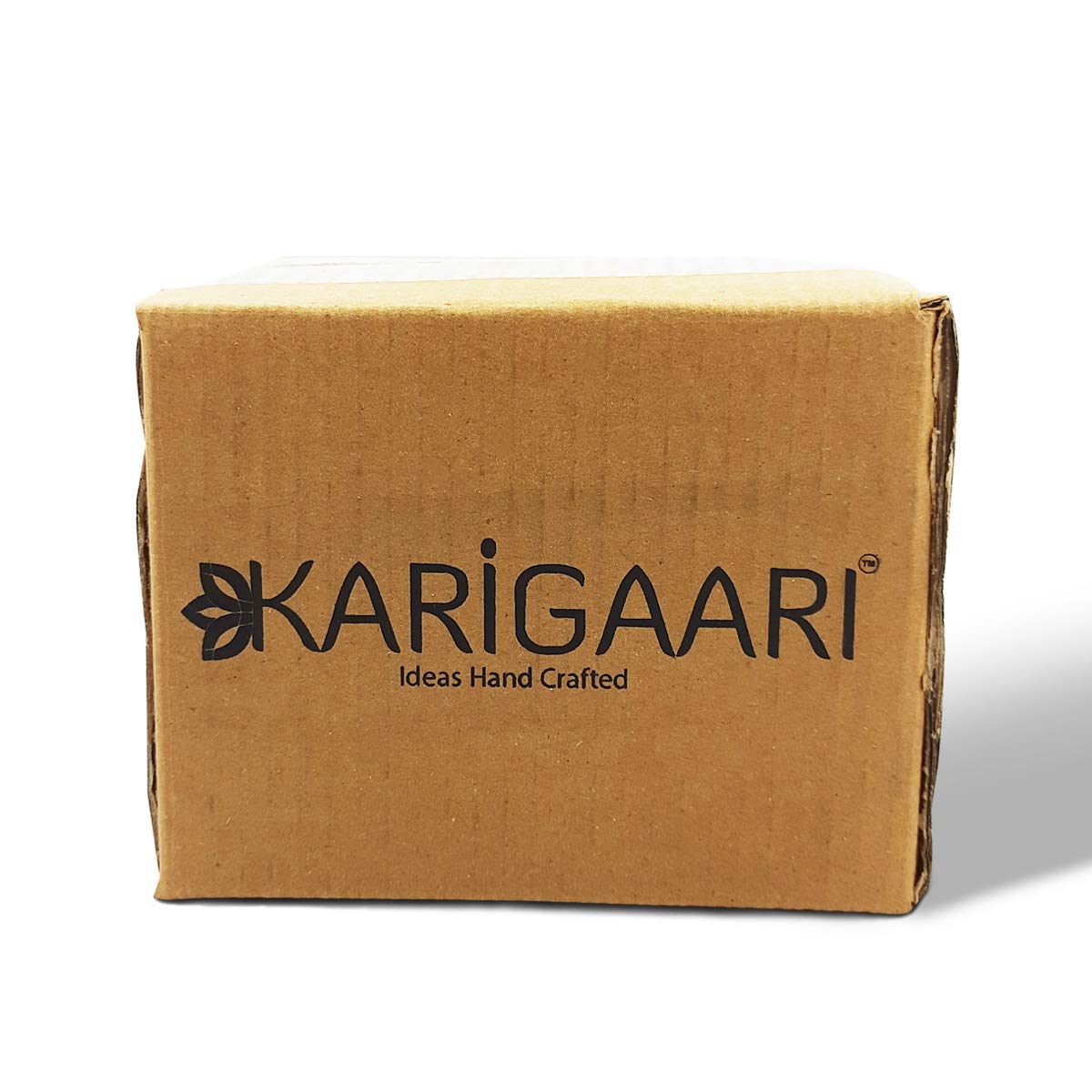 Karigaari India Ganesha Resting on Rocking Chair - Brown & White (Combo Offer-Ganesh Chaturthi Special)