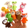 Sealive 10-Pcs Finger Puppets For Toddlers Story Time - Soft Velvet Forest Animals Puppet Toys - Perfect For Role Playing, Classroom Learning, Party Favors, Travel, Therapy, Imagination Building