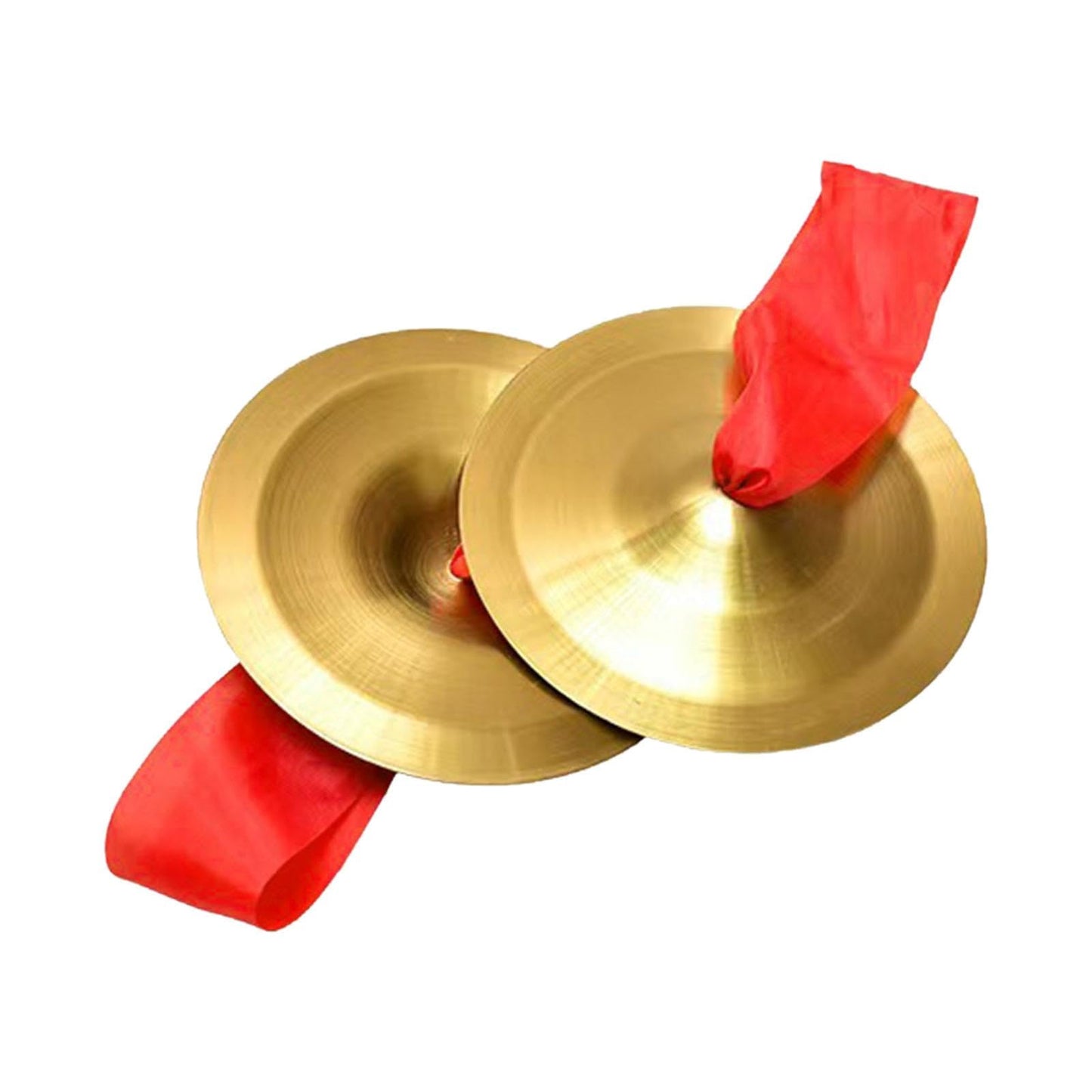 Heavenglow 2 Pieces Mini Hand Cymbals Bright Sound Teaching Aids For Dance Stage School 15Cm
