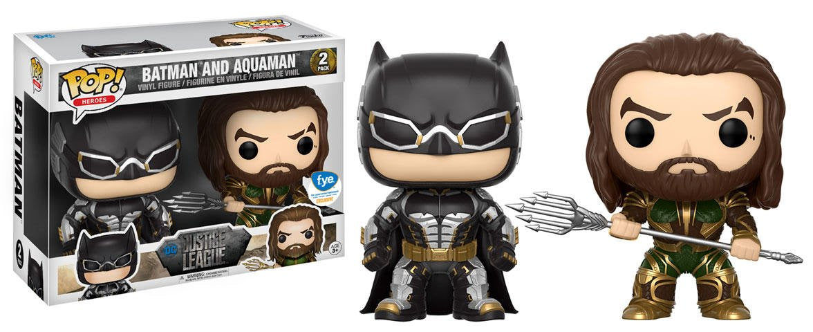 Funko Pop! Vinyl Movie Justice League Batman + Aquaman Limited Edition