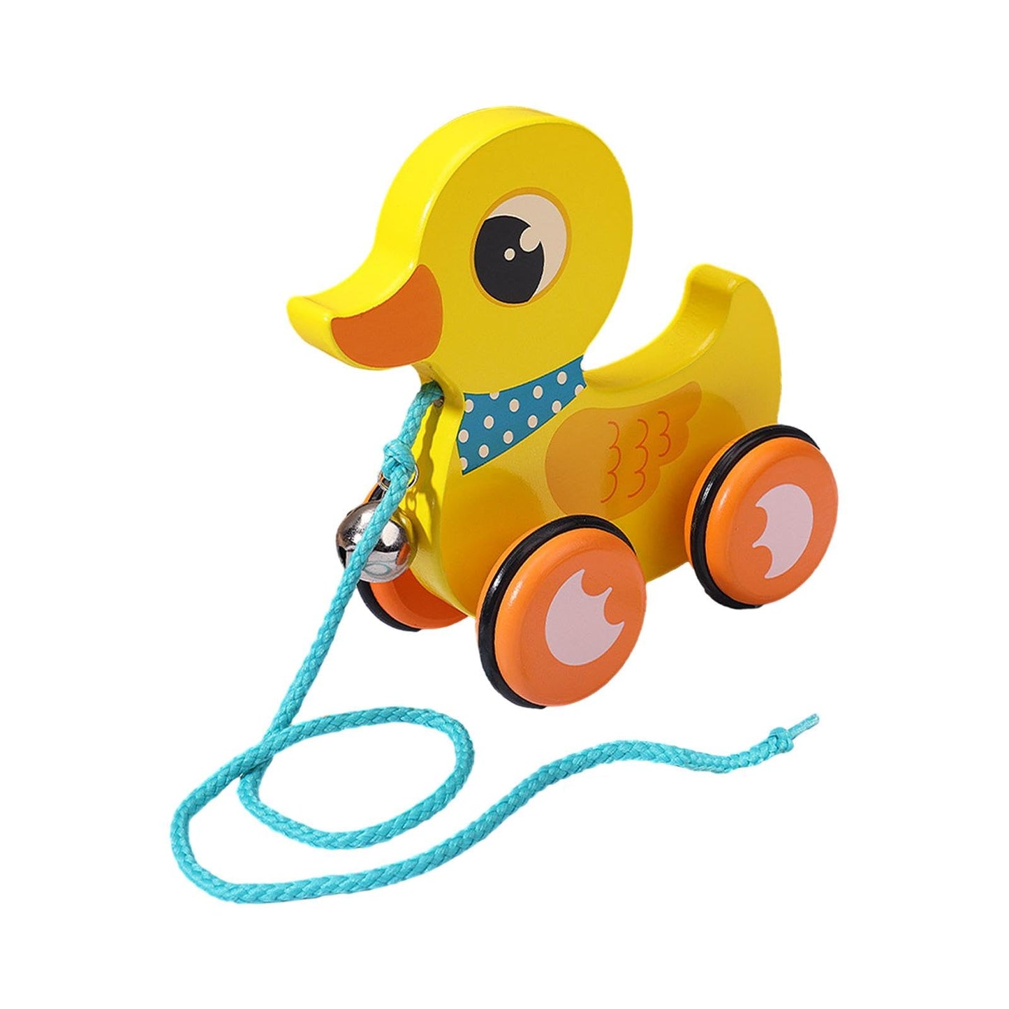 Loom Tree Handmade Wooden Pull Toy Animal Push And Pull Along Toys For Girls Kids Duck | Toys For Baby | Developmental Baby Toys