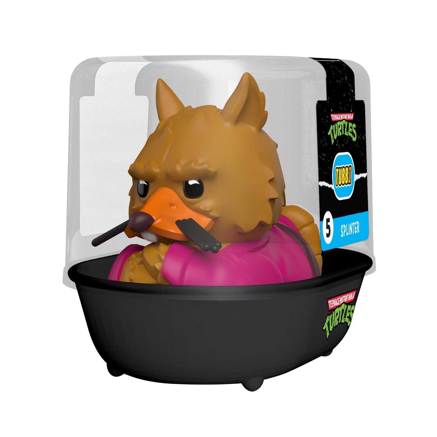 Tubbz First Edition Splinter Collectible Vinyl Rubber Duck Figure - Official Teenage Mutant Ninja Turtles Merchandise - Action V