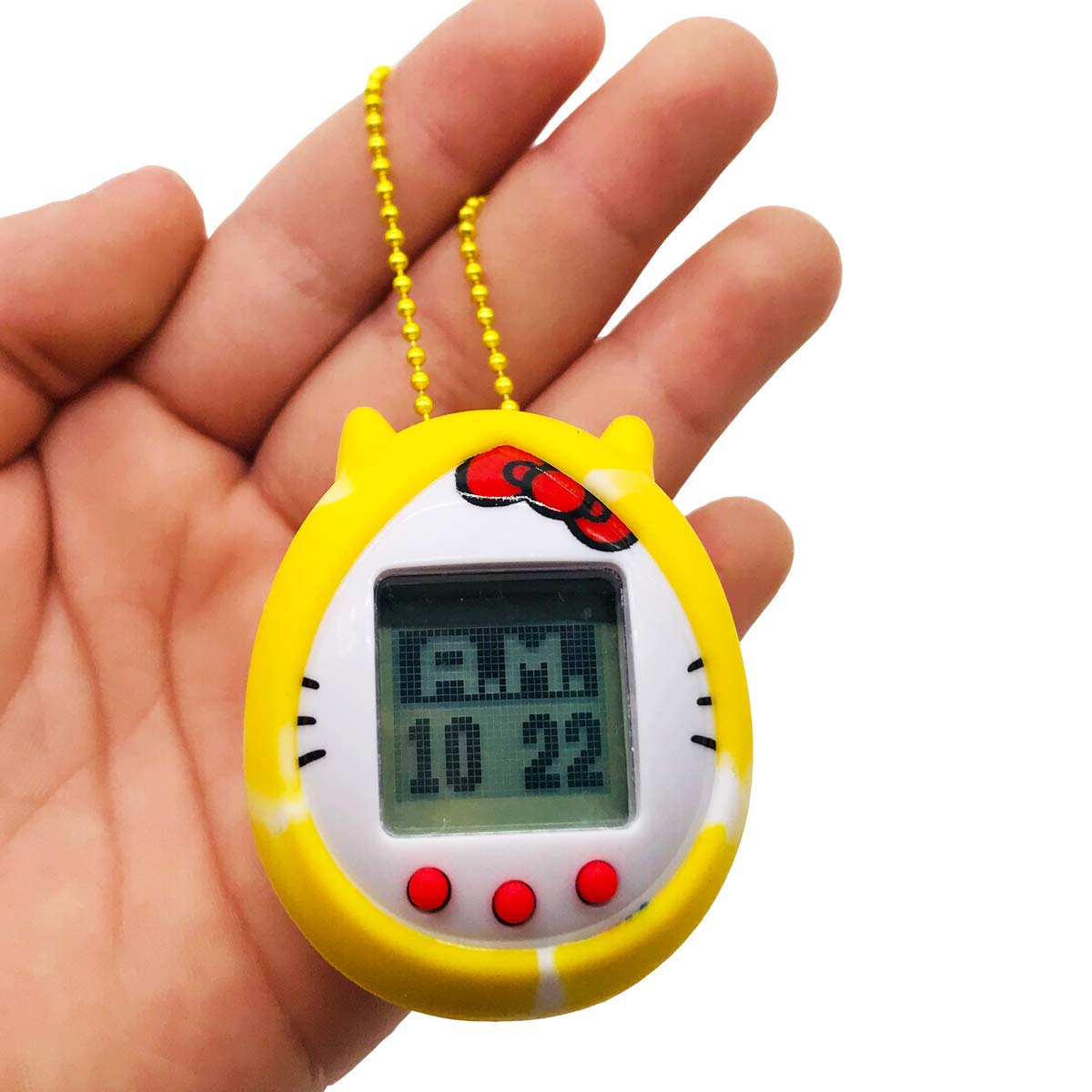 Silicone Cover Case For Jujutsu Kaisen Tamagotchi Nano, Protective Sleeve Skin Case For Hello Kitty And For Pac-Man Device Interactive Game Machine(Only Cover) (Yellow)