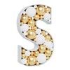 3Ft Large Marquee Letters Mosaic Balloon Frame Pre-Cut Foam Board Marquee Light Up Letters S For Birthday Party Decorations,Wedd