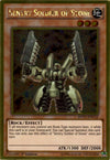 Yu-Gi-Oh! - Sentry Soldier Of Stone (Mvp1-Eng12) - The Dark Side Of Dimensions Movie Pack Gold Edition - 1St Edition - Gold Rare