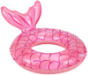 Moko Inflatable Fish Tail Swim Ring, Summer Swimming Float Swimming Circle Pool Float Ride On Pool Raft Tube Outdoor Pool Beach Water Floats Party Supplies Kids Floaties, Rose Gold