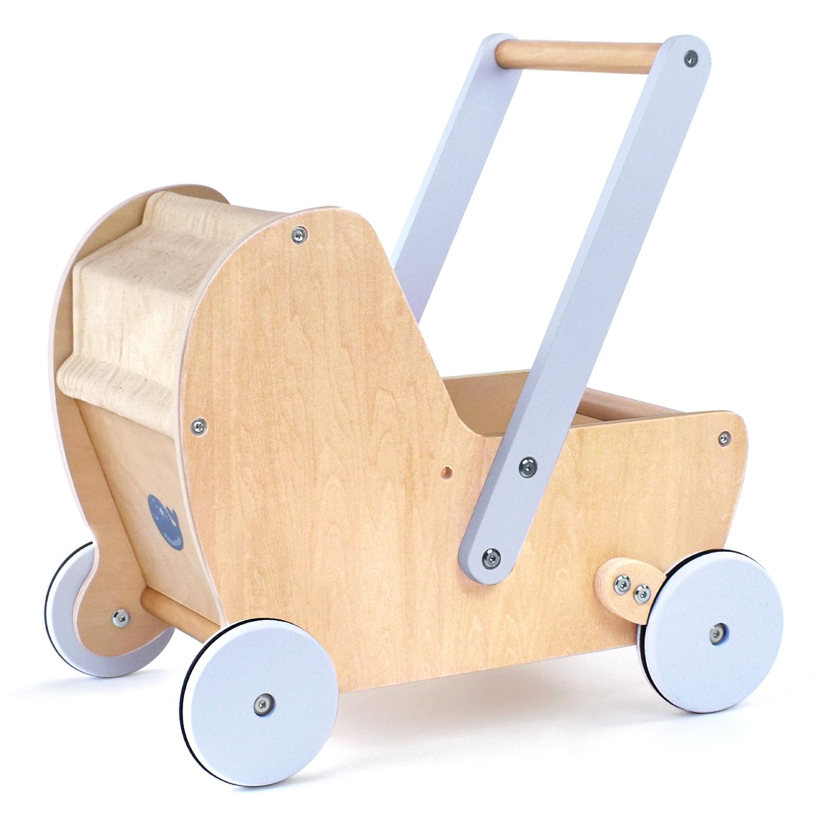 wooden baby doll stroller Pillowhale Wooden Baby Doll Pram Stroller,Wooden Baby Walker Push And – Toytooth