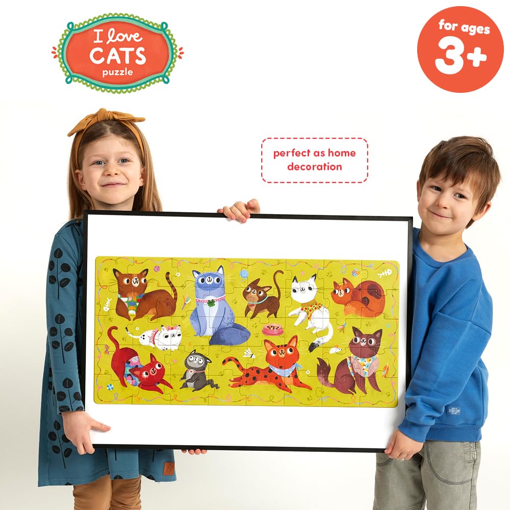 I Love Cats Puzzle 3+ Floor Puzzle