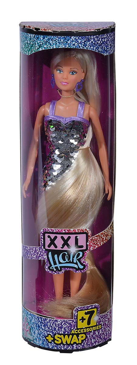 Simba Doll: Steffi, Doll Hair Playset, 2 Pieces, Includes Hair Clipss and Comb, Create Endless Hair Styles, for Ages 3 and up
