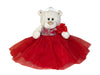 Kinnex Collections Since 1997 20' Quince Anos Quinceanera Last Doll Teddy Bear With Dress (Centerpiece) ~ Arc16831-14 (Red)
