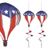 Fenely Patriotic Hot Air Balloon Garden Wind Spinners Giant Flag Pinwheels Whirligigs Windmill Toys For Kids Yard Decor Lawn Dec