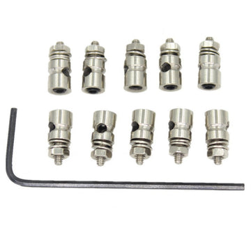 25-Pack Hobbypark Adjustable D2.1Mm Pushrod Connector Linkage Stoppers Rc Model Airplane Replacement